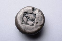 Ancient Greek Bull's Heads Stater Coin from Lesbos, 500 BC