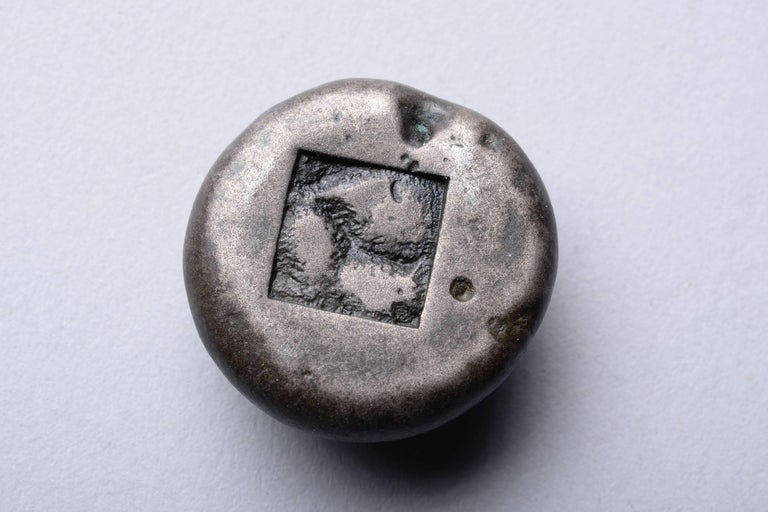 Ancient Greek Bull's Heads Stater Coin from Lesbos, 500 BC at 1stDibs