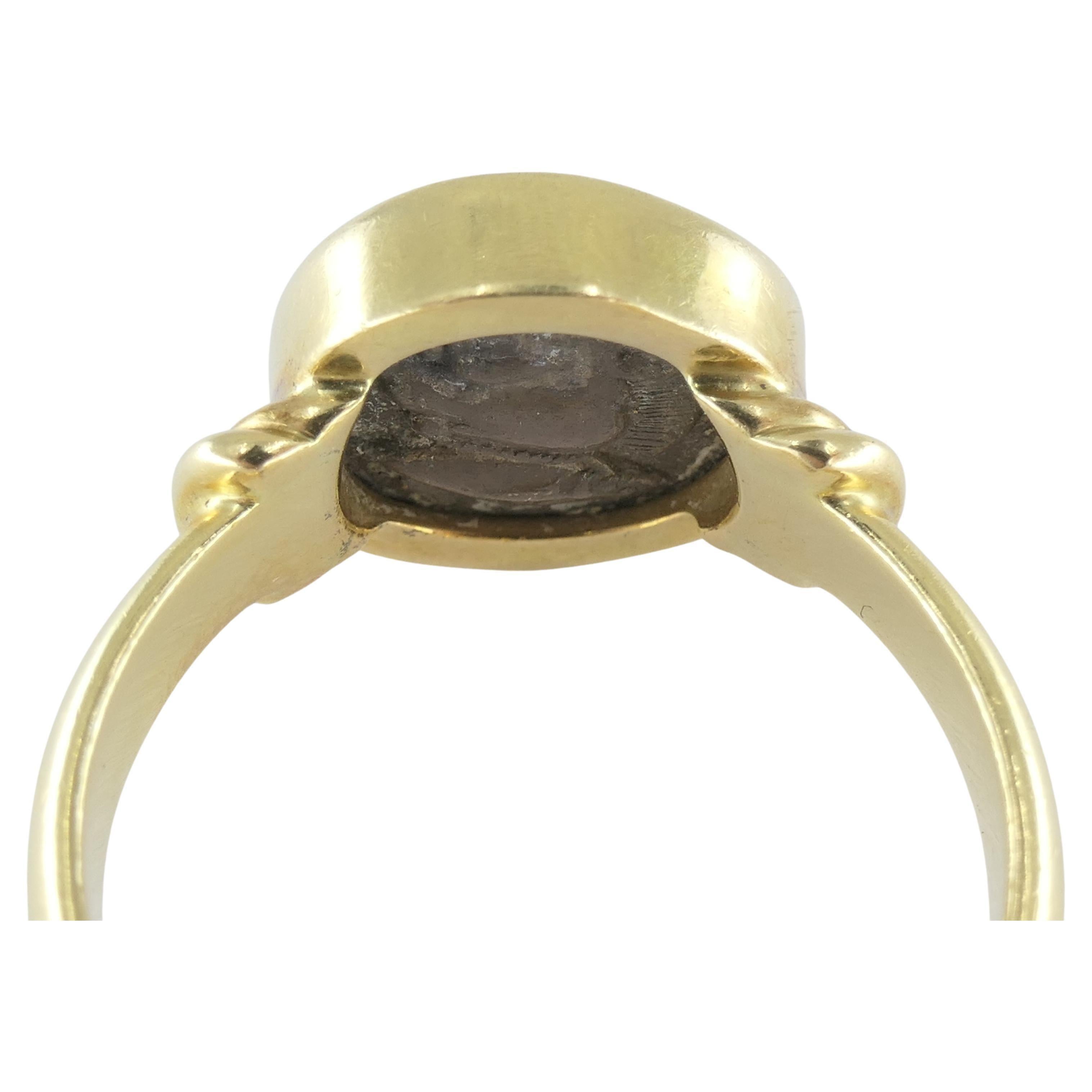 Ancient Greek Coin 18k Gold Ring 3