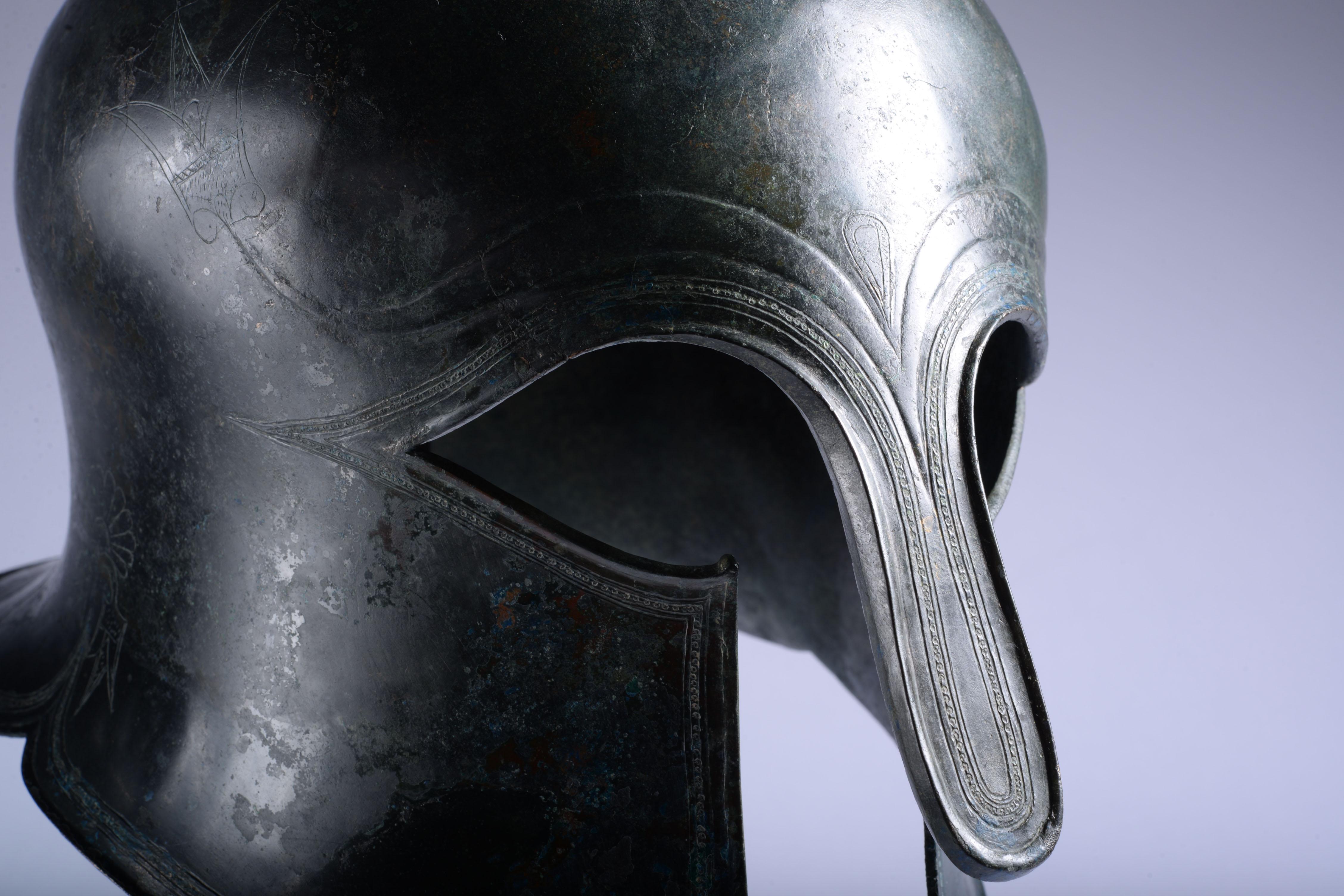 greek spartan helmet