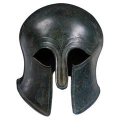 Antique Ancient Greek Corinthian Helmet