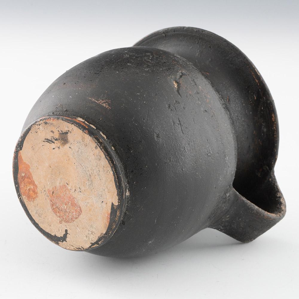XVIIIe siècle et antérieur Poterie grecque antique Attique Coupe à glaçure noire v450BC en vente