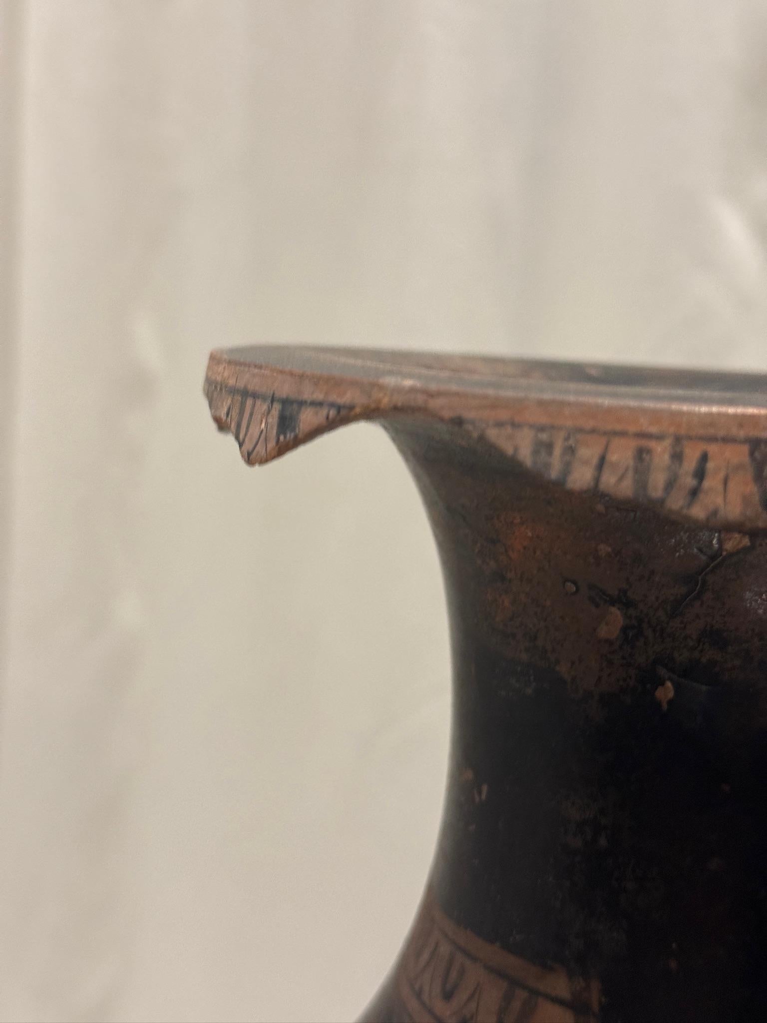 18th Century and Earlier Ancient Greek Red-Figure Terracotta Pelike (Jar), 5th–4th Century BCE For Sale