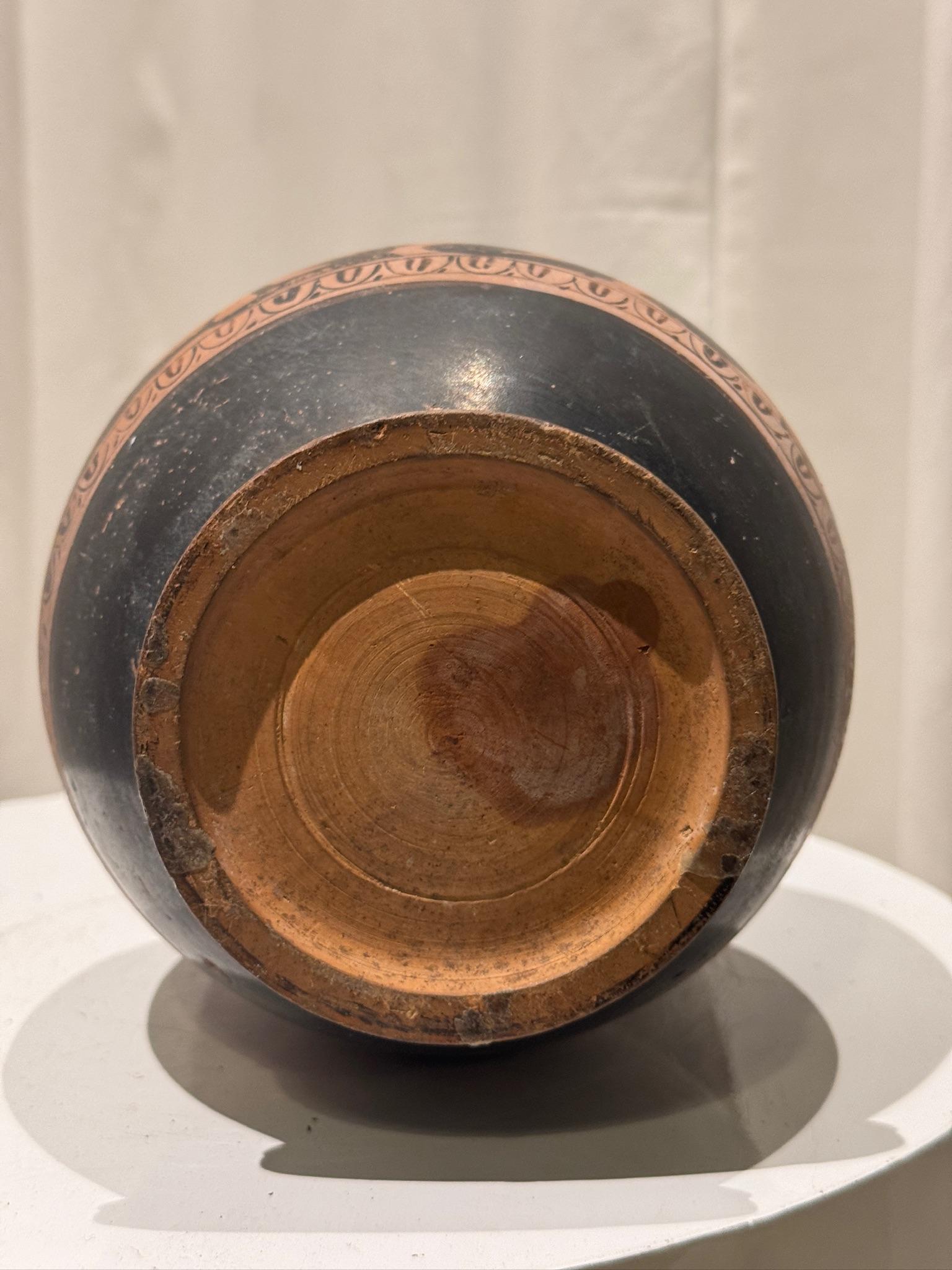 Ancient Greek Red-Figure Terracotta Pelike (Jar), 5th–4th Century BCE For Sale 1