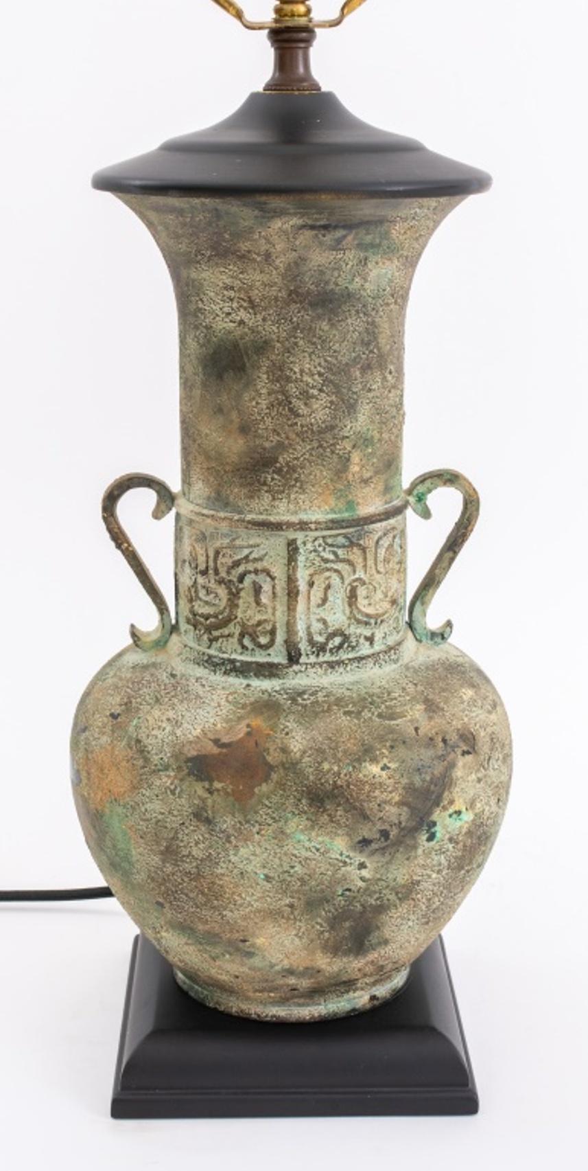 20th Century Ancient Greek Revival Amphora Table Lamps, Pair