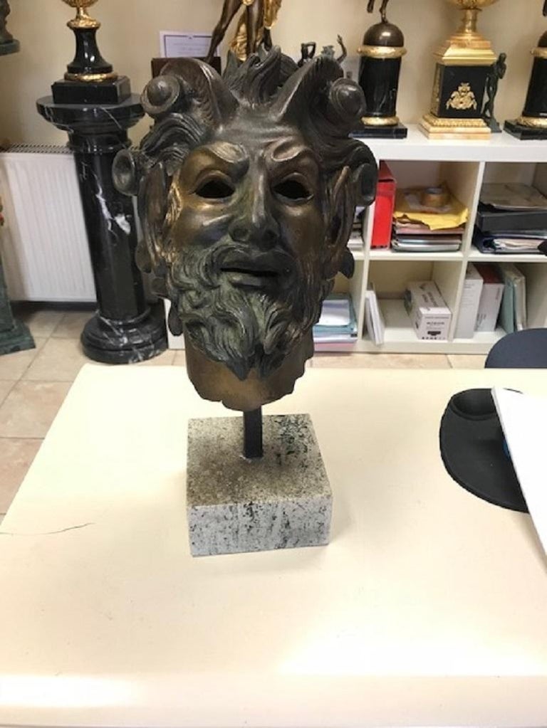 Testa Di Fauno Statue For Sale at 1stDibs