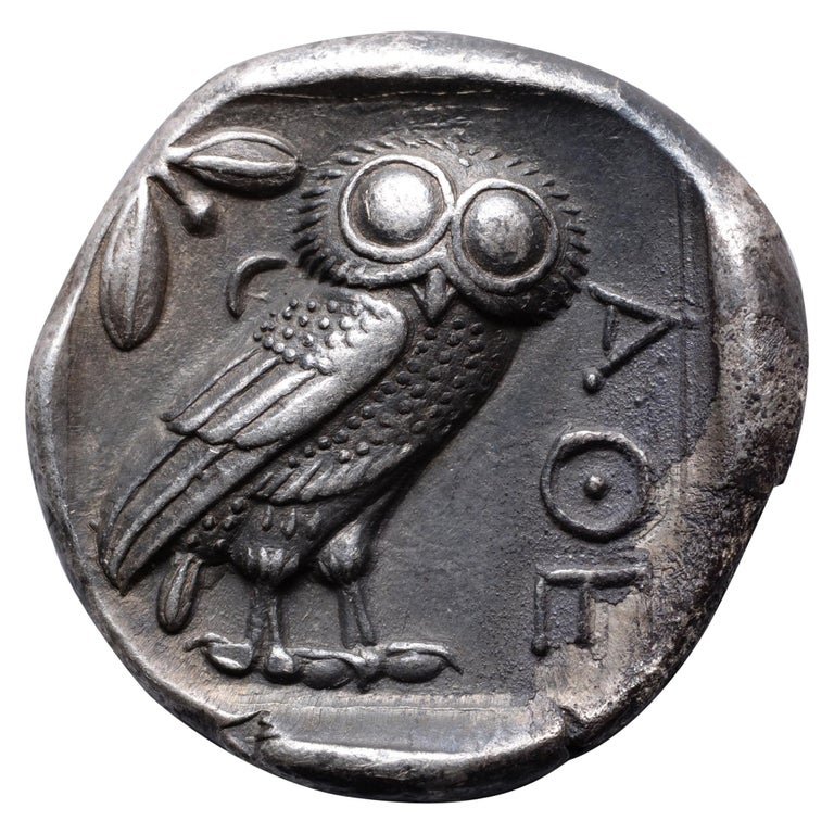 Athenian coin depicting the owl