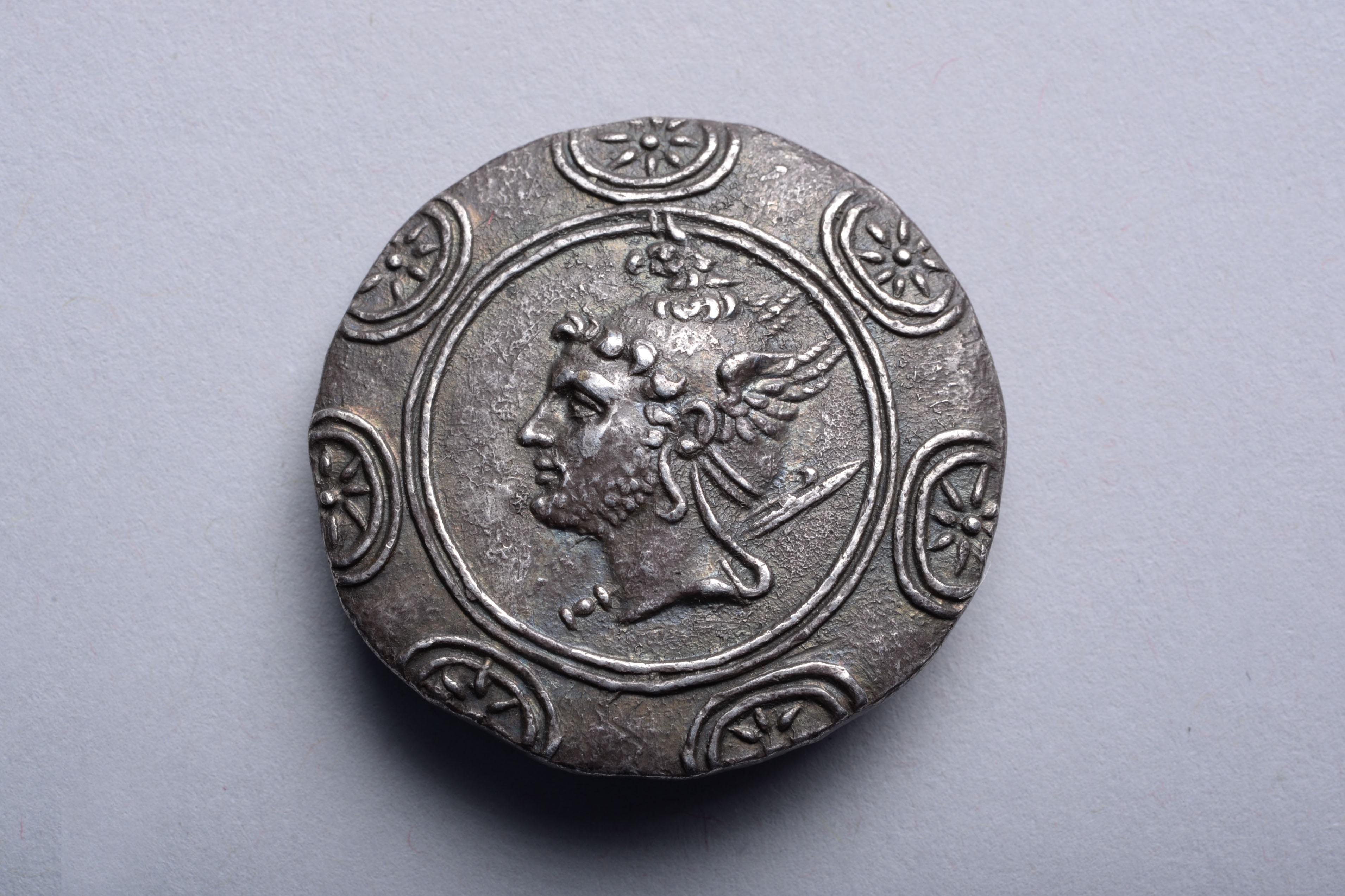 Ancient Greek Silver Tetradrachm Coin of King Philip V, 188 BC In Excellent Condition In London, GB