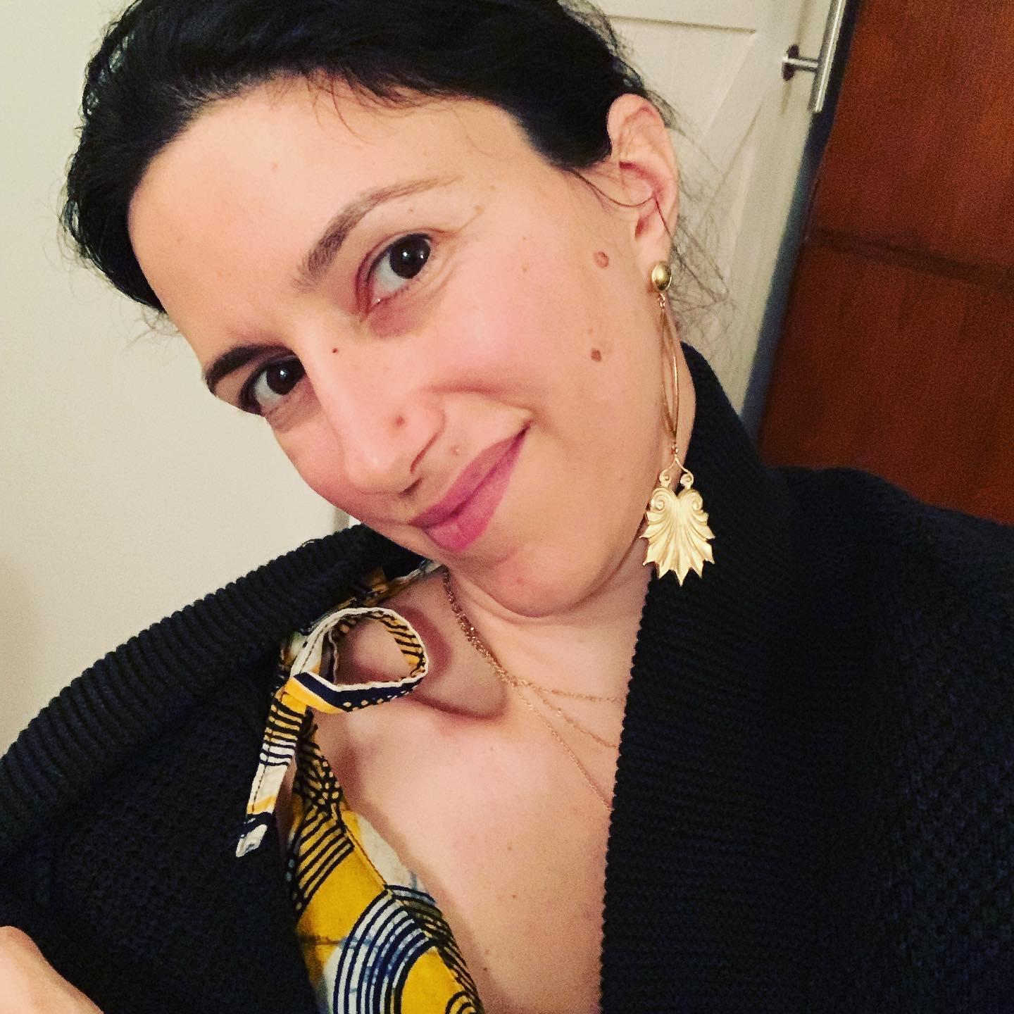 Akrokeramo Classical Greek style earrings designed by Alexandra Koumba are in our Timeless collection of jewelry pieces that are ancient inspired.

They come in a semi mat finish; hand hammered in the ancient greek technique.
The price quoted here