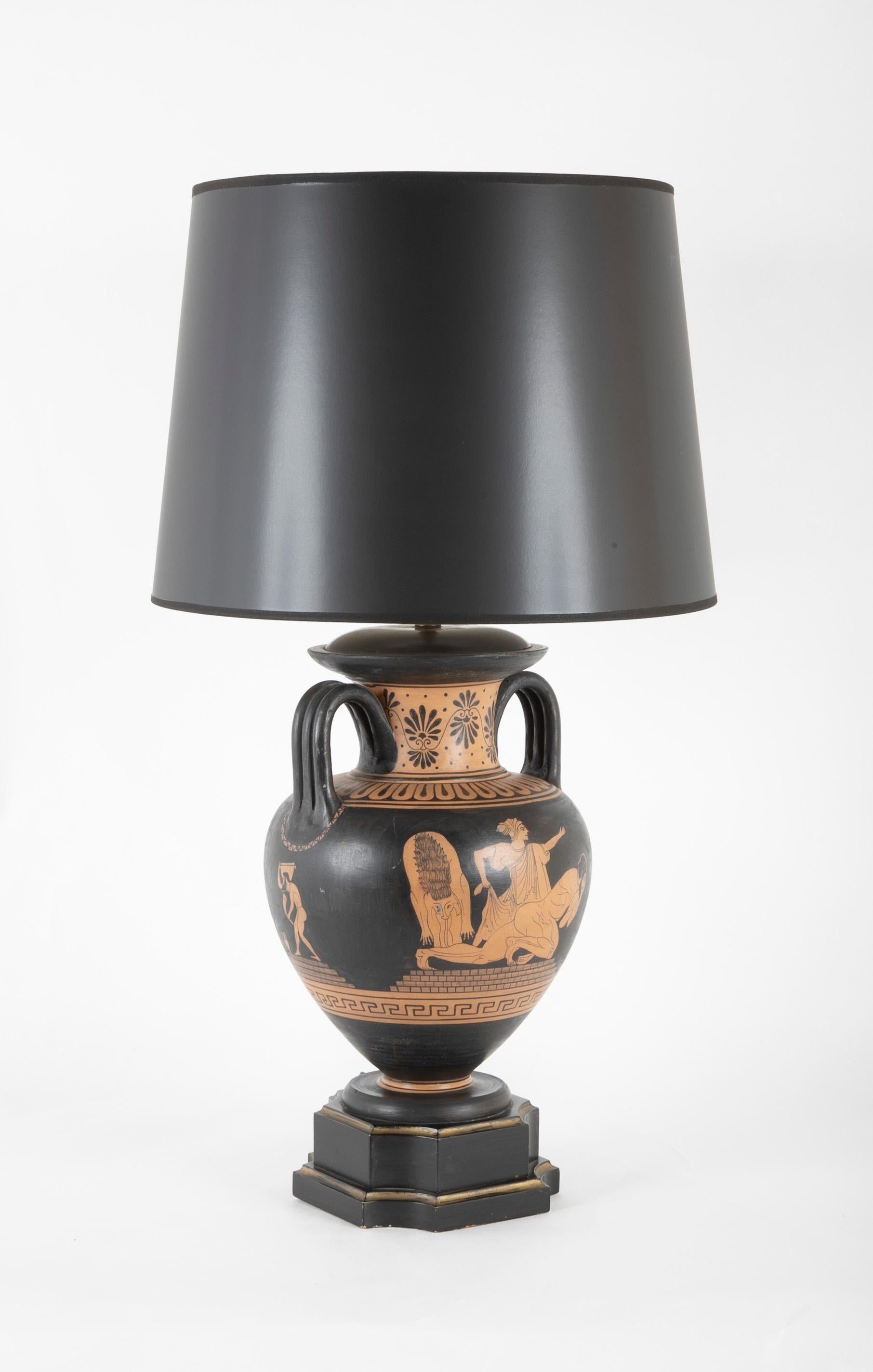 greek style lamp