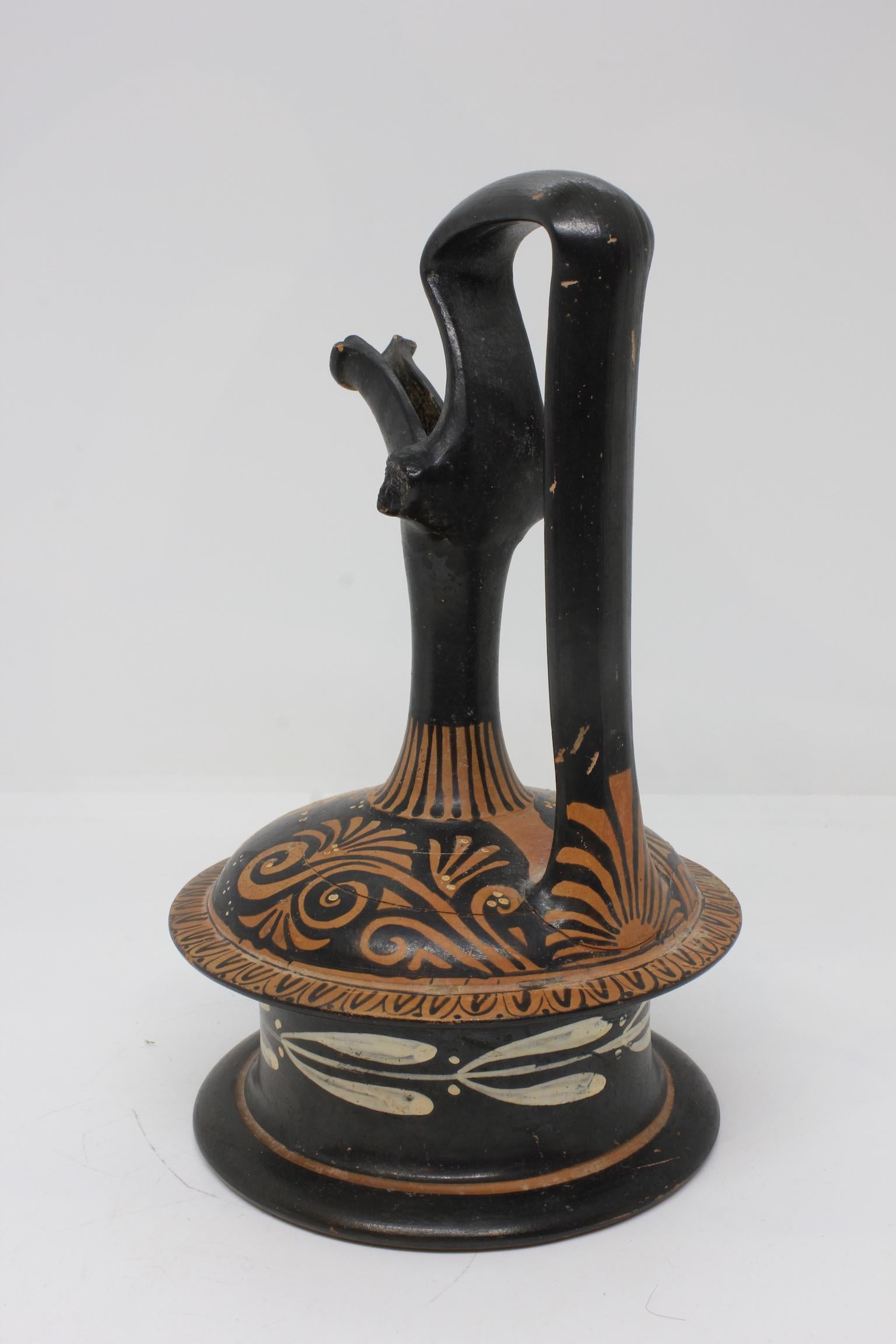 Classical Greek Ancient Greek Terracotta Epichysis For Sale