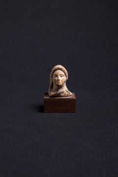 Ancient Greek Terracotta Head of a Woman, ex-Metropolitan Museum of Art