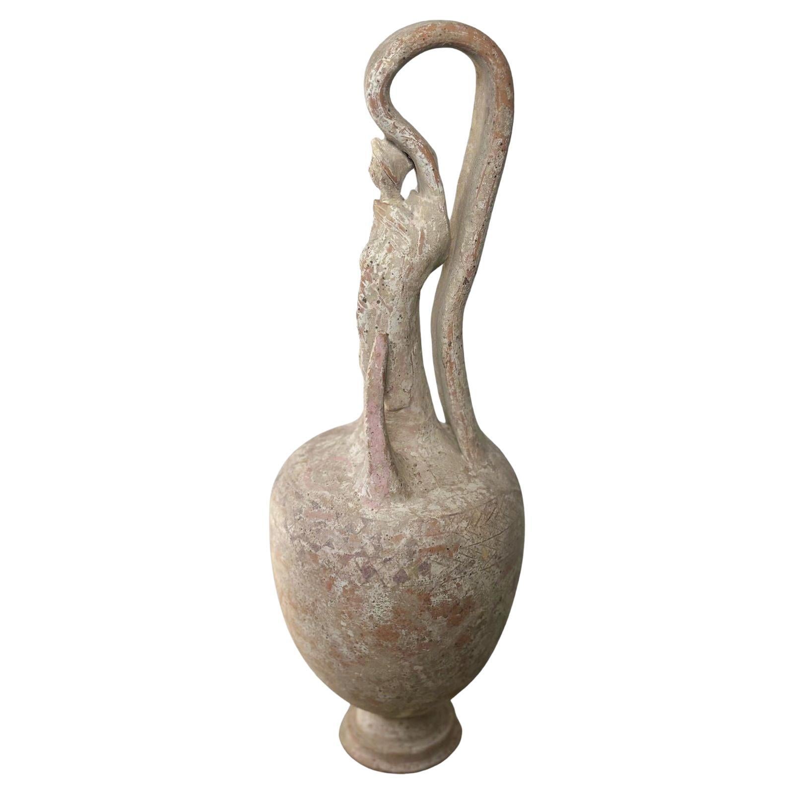 Ancient Greek Terracotta Votive Vessel, c. 4th C. B.C. For Sale