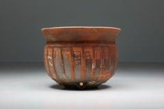Ancient Hand-Crafted Portuguese Washbasin, Pot, Garden Elements, Rustic, 1940s