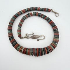 Ancient Himalayan Jasper Disc Necklace