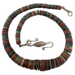 Ancient Himalayan Jasper Disc Necklace
