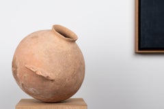 Ancient Holy Land Iron Age Terracotta Storage Jar with Lug Handles, c. 1200–1000