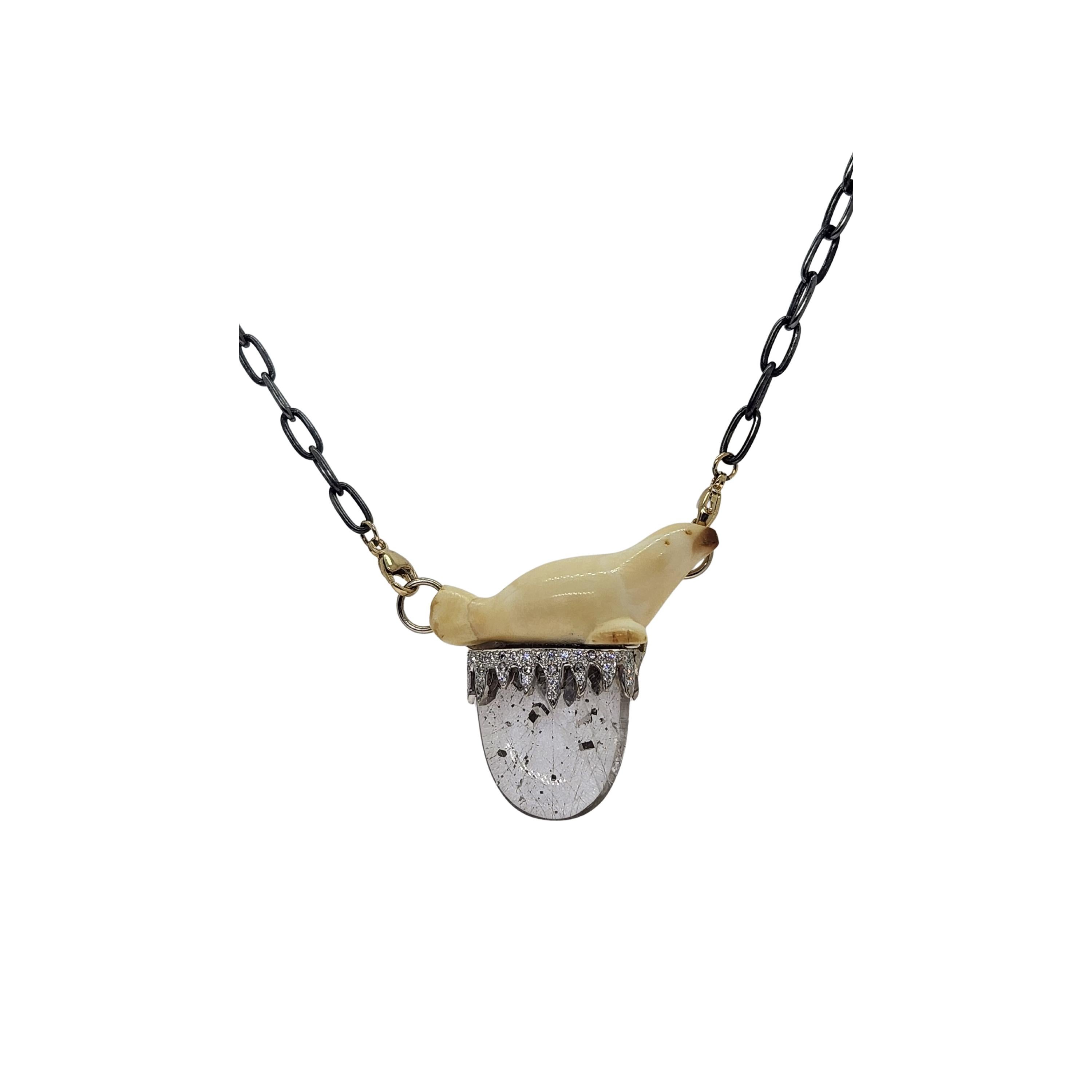 seal tooth necklace