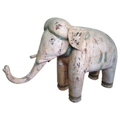 Ancient Indian Sculpture "Elephant" from the 19th Century