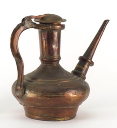 Ancient Islamic Copper Jug, 19th Century
