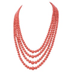 Ancient Italian Coral Necklace