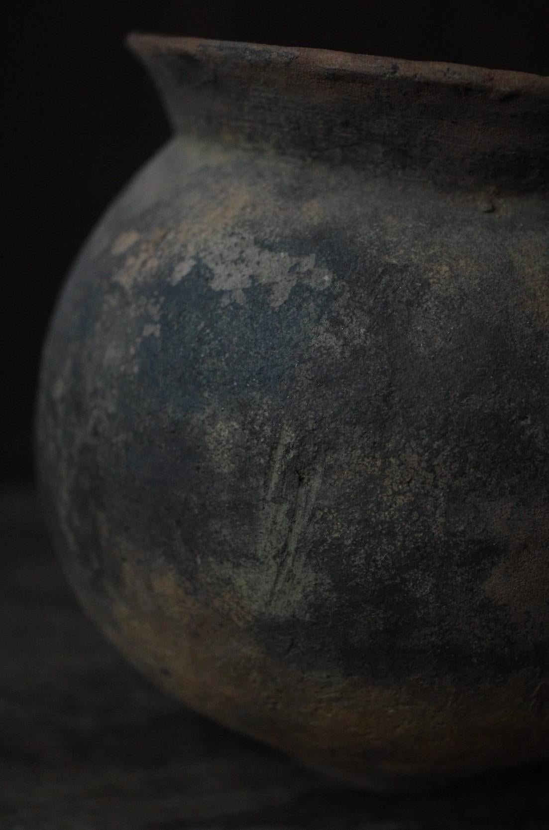 Ancient Japanese Yayoi pottery / Wabi-sabi Antique Earthenware / Vase Jar Object 5