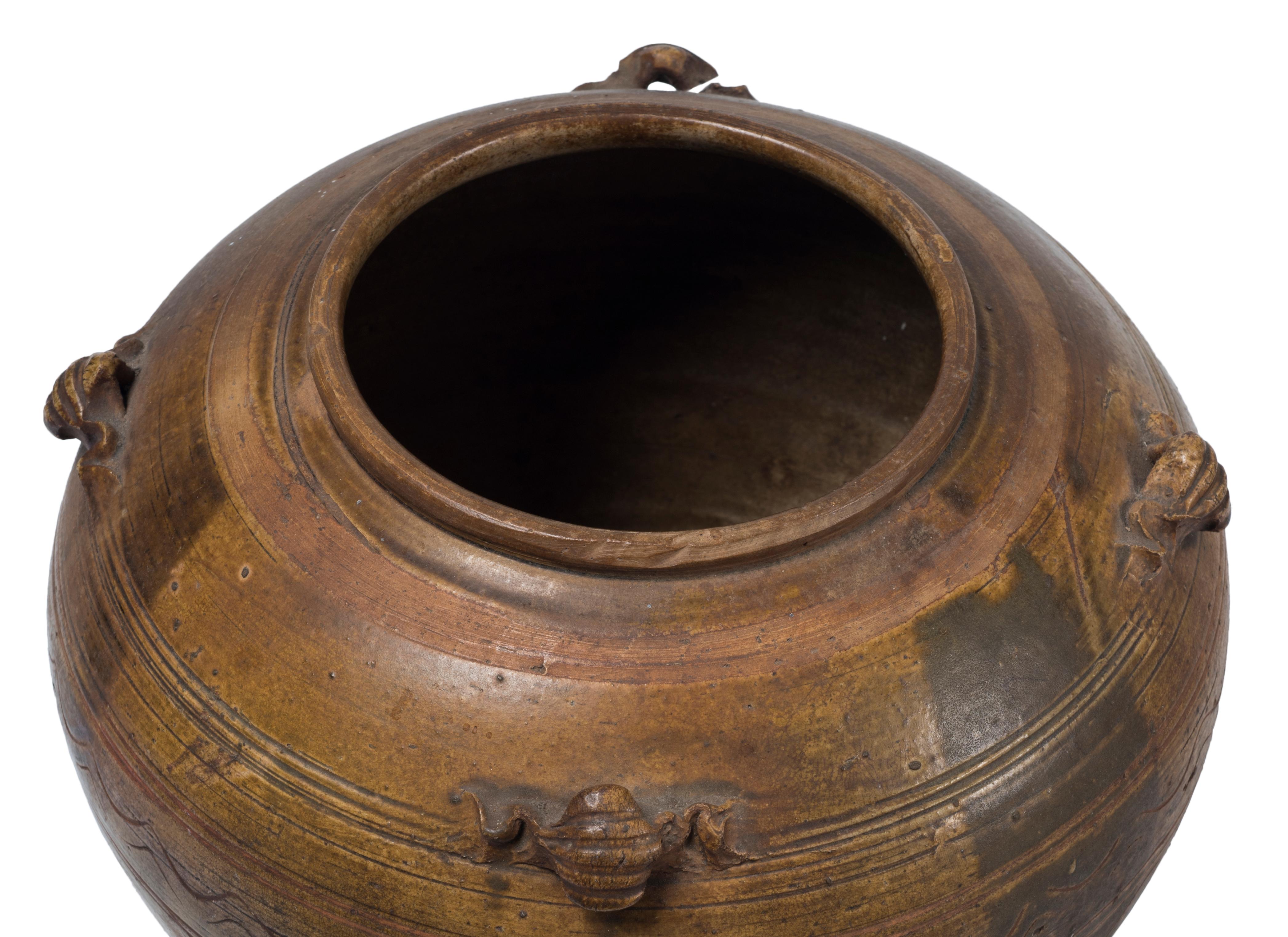 Asian Ancient Jar, Asia, 19th Century