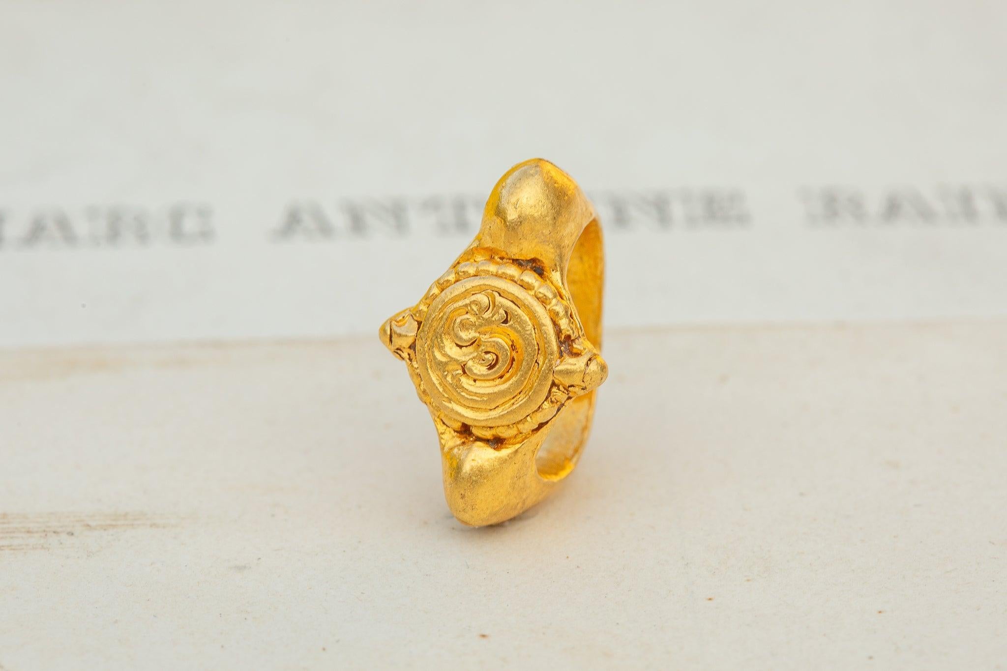 Ancient Javanese Labyrinth Ring 1