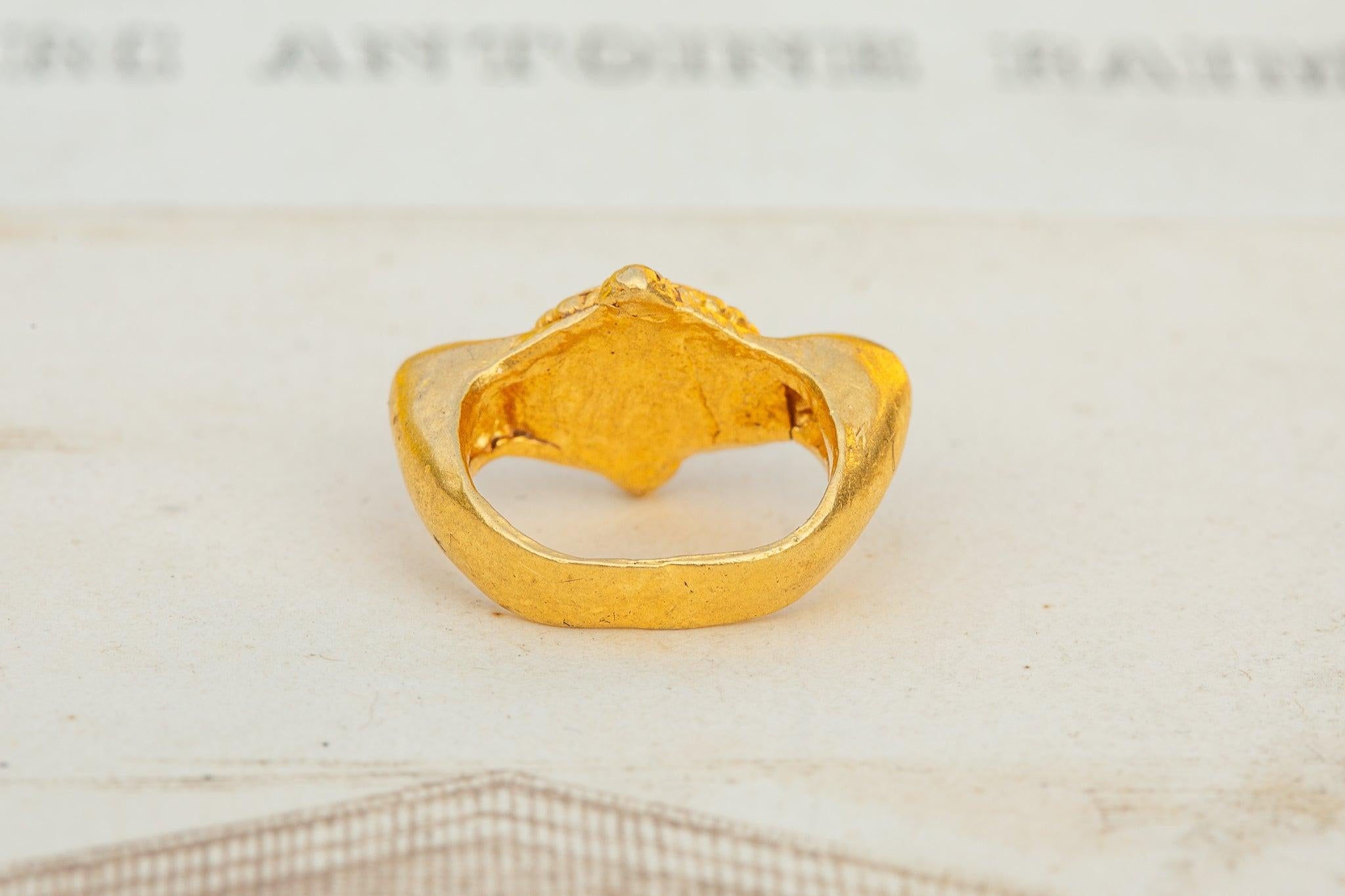 Ancient Javanese Labyrinth Ring 3