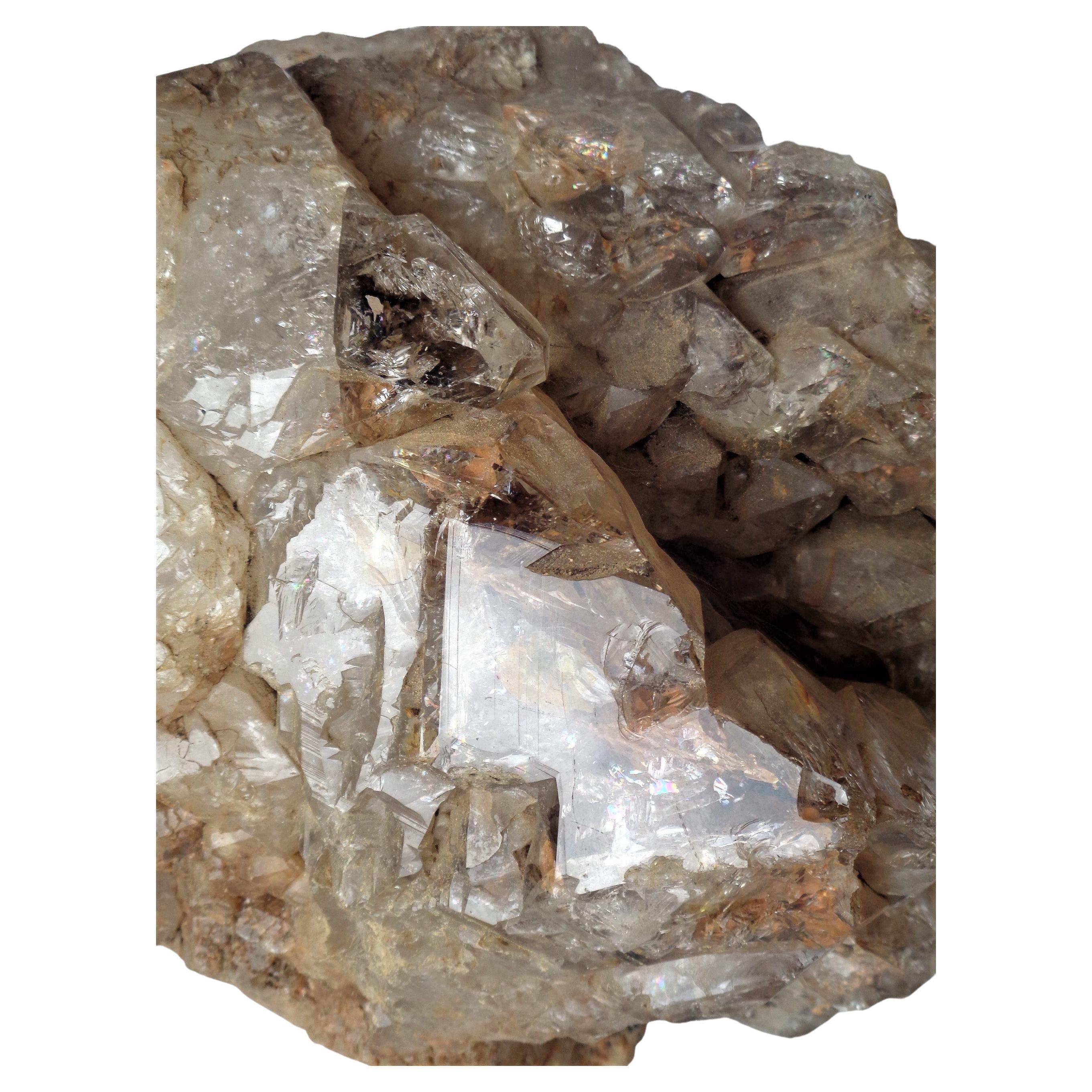 Ancient Large Quartz Crystal Cluster Specimen 4