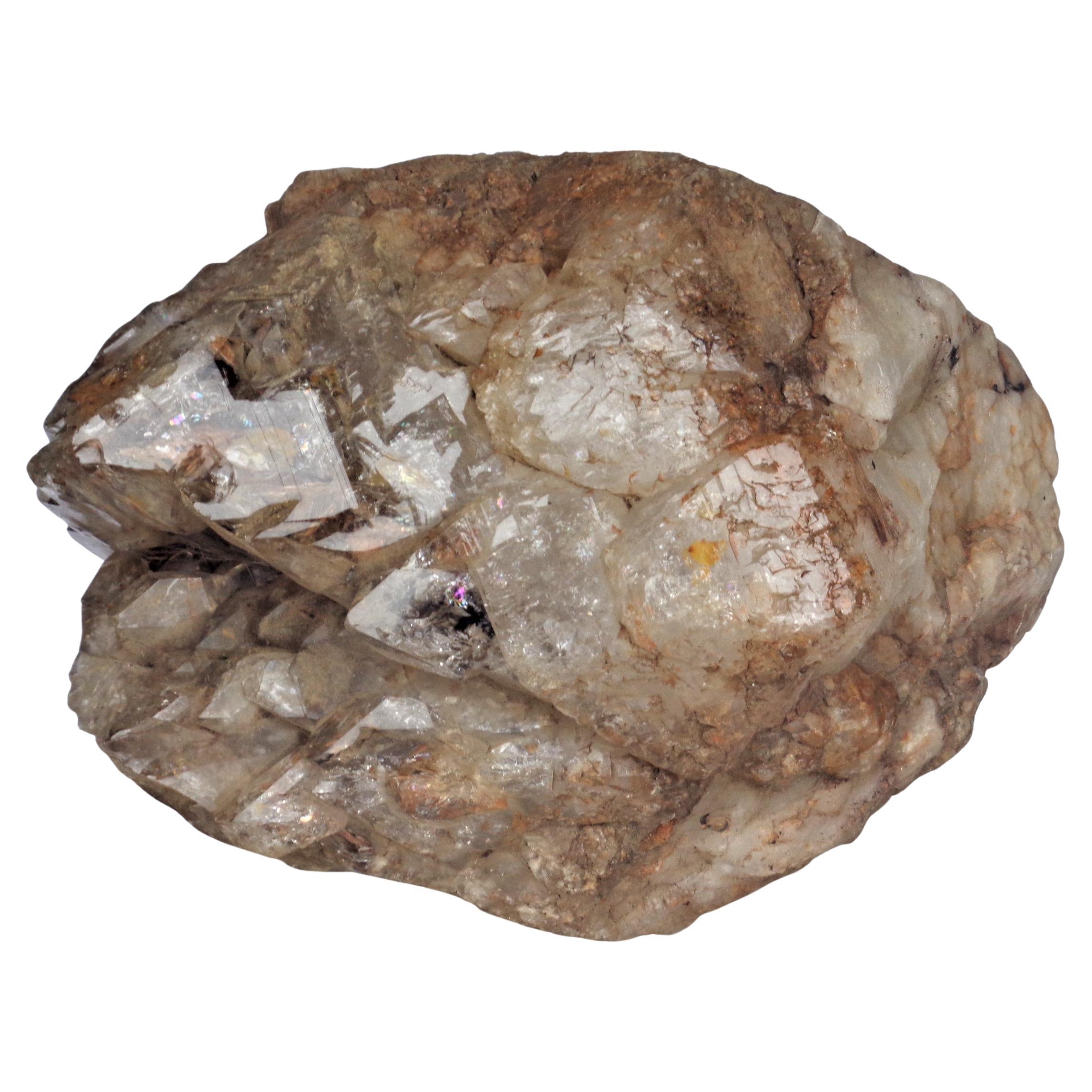 Ancient Large Quartz Crystal Cluster Specimen