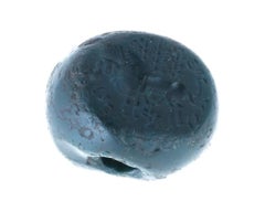 Ancient Large Sasanian Carved Bloodstone Intaglio Bead