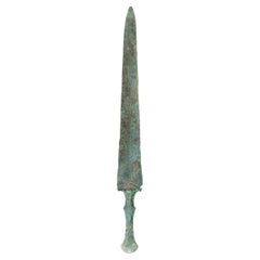 Ancient Luristan Bronze Short Sword / Knife / Early Iron Age Weapon