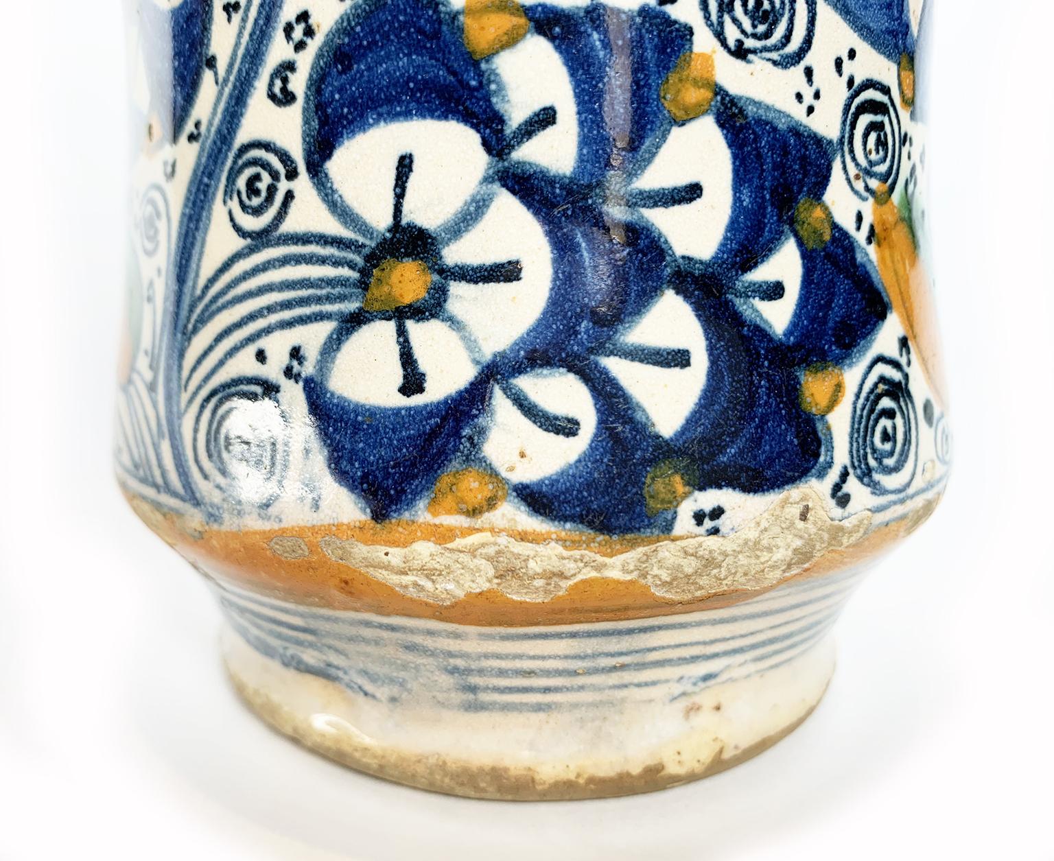 Ancienne jarre à Drag Maiolia ou Albarello, Montelupo, 1490-1510 5