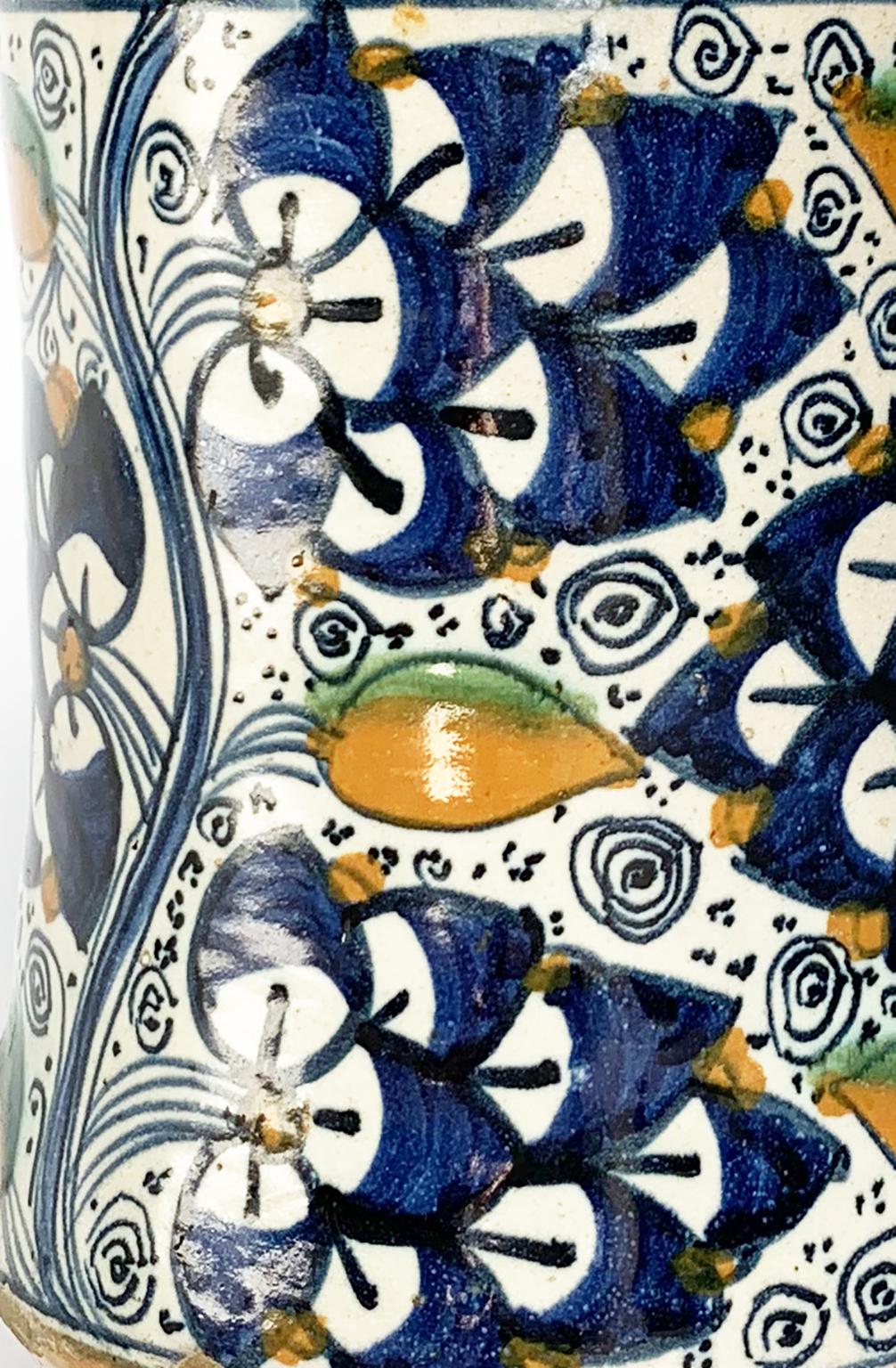 Ancient Maiolia Drag Jar or Albarello, Montelupo, 1490-1510 9