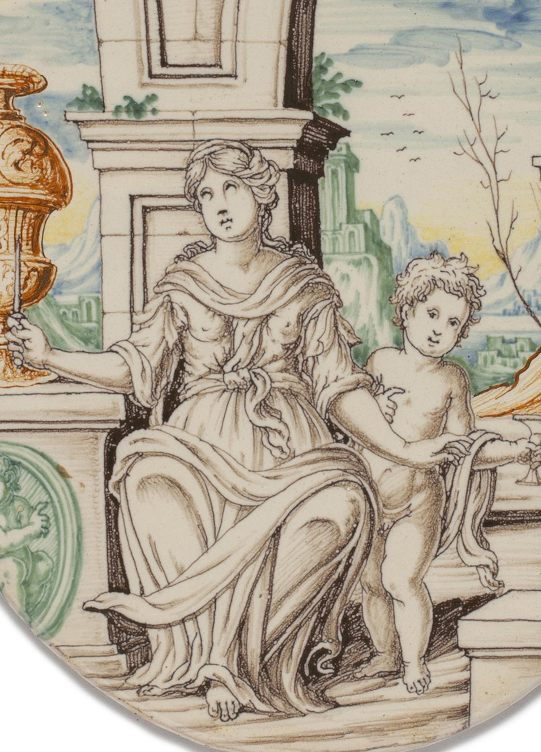 Antike Maiolica-Kacheln, Rampini-Manufaktur, Pavia, 1693-1704 im Angebot 9