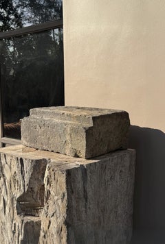 Ancient Majapahit Temple Stone Block from Java, Indonesia