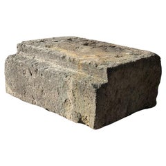 Ancien bloc de pierre du temple de Majapahit à Java, Indonésie