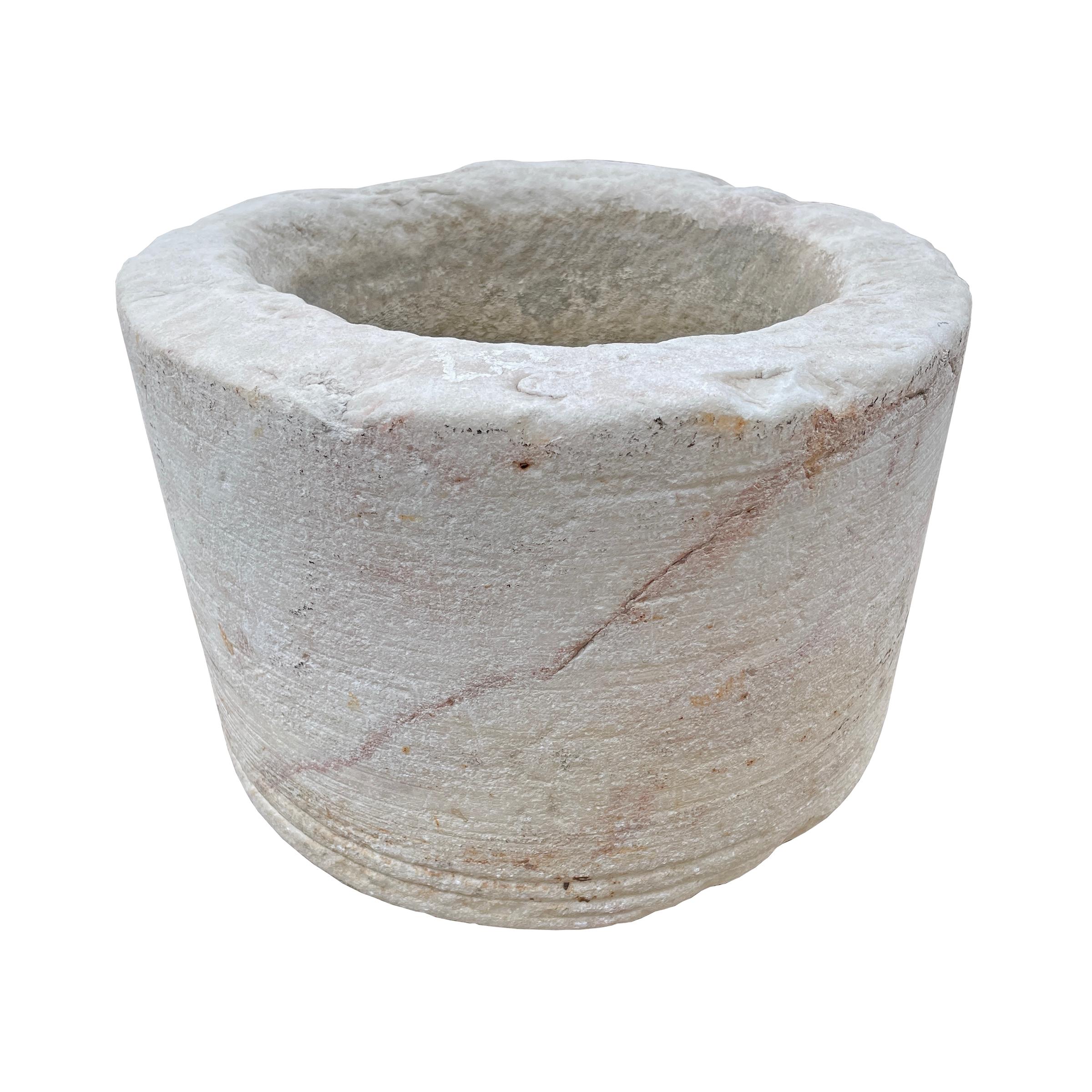 Marbre Vase en marbre antique en vente