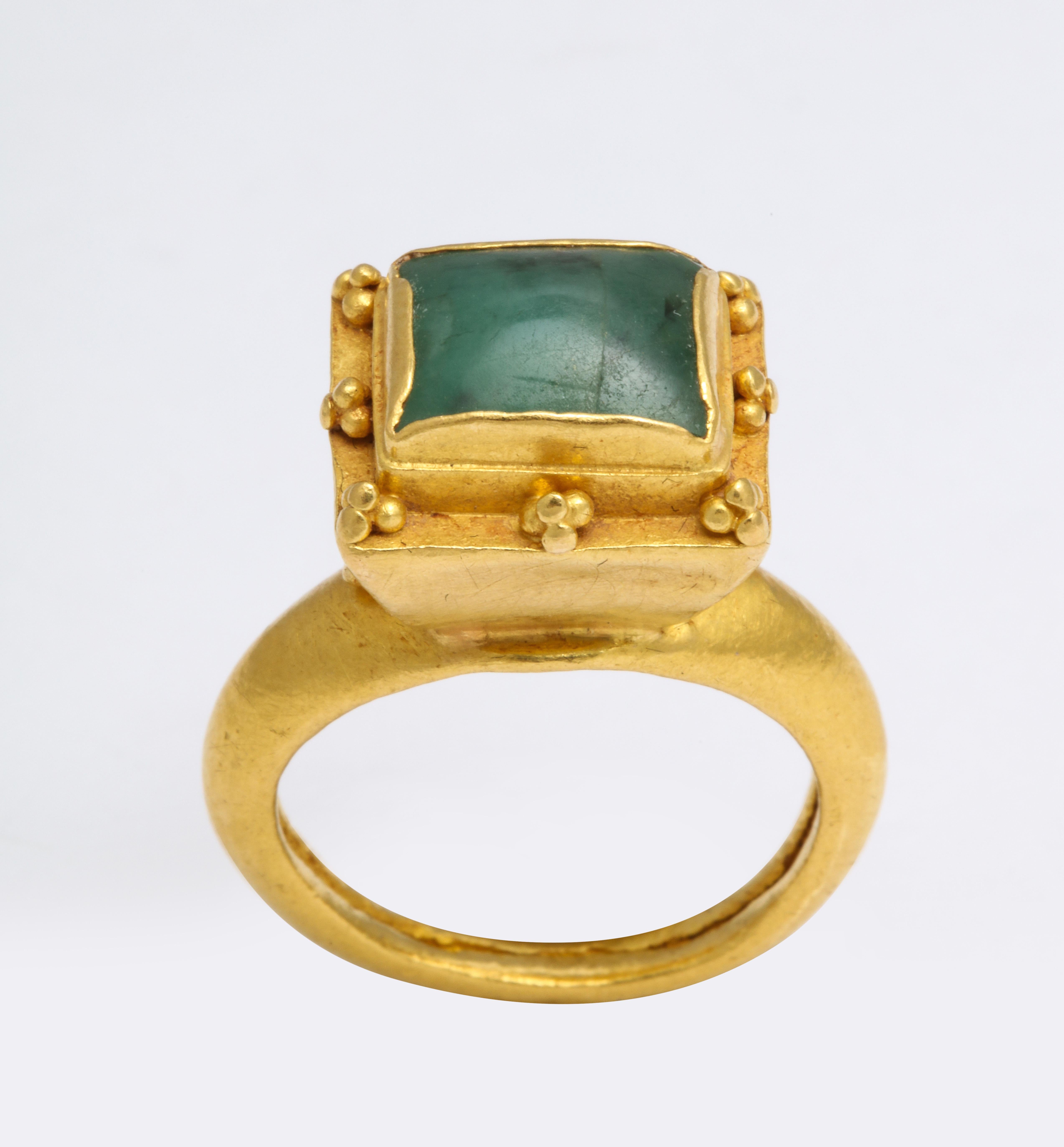 medieval emerald ring