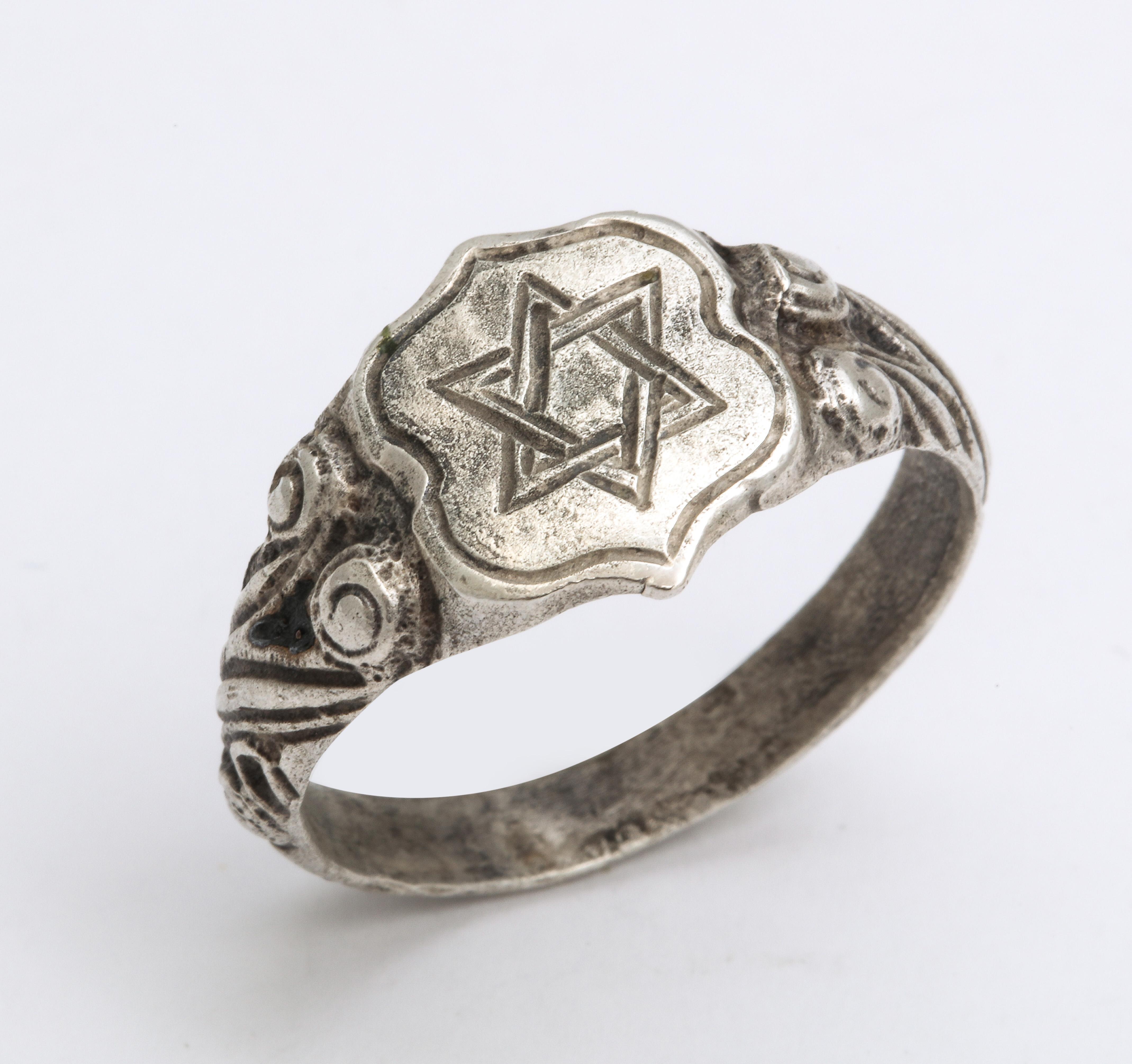 vintage star of david ring