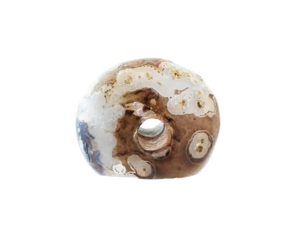 Women's or Men's Ancient Mediterranean Agate Intaglio Seal Bead