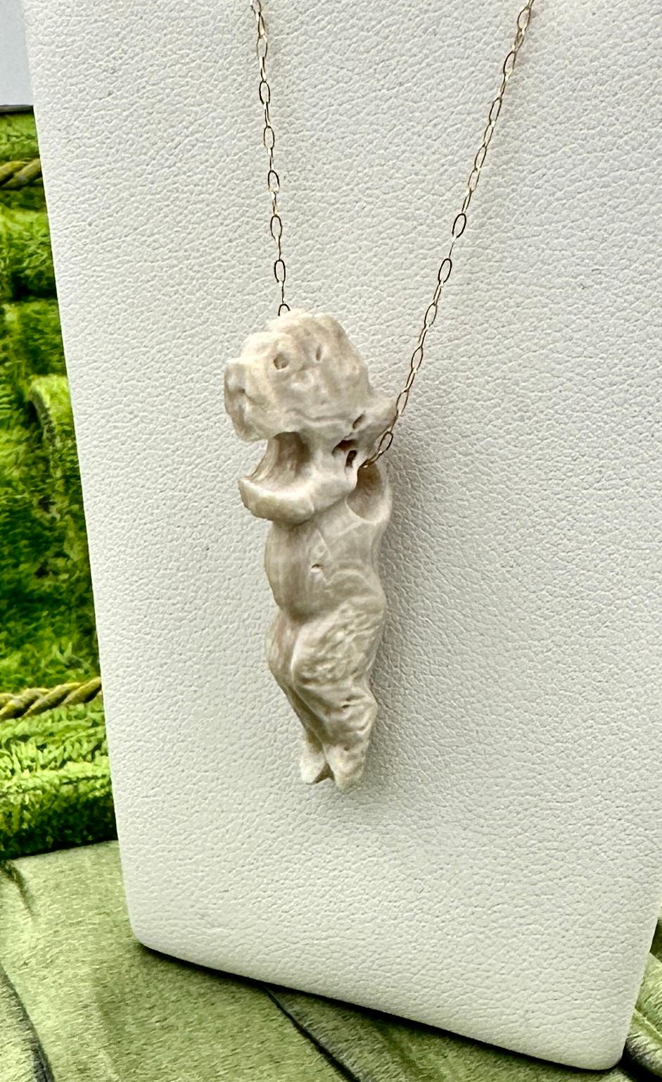 Collier pendentif amulette de lion de Mesopotamia antique garantie 4e-1e siècle avant J.-C. Bon état - En vente à New York, NY