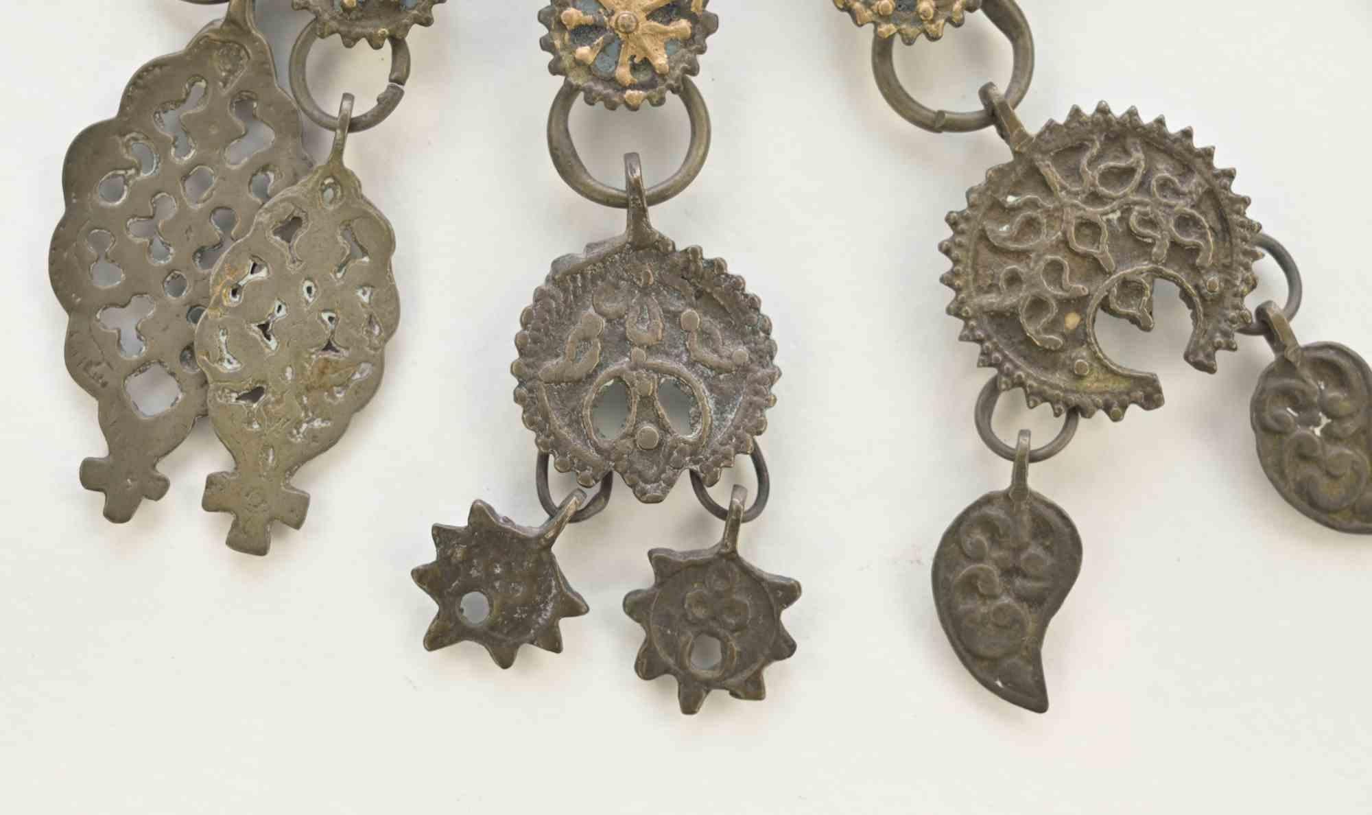 Turc Pendentif en métal ancien, 19e siècle en vente