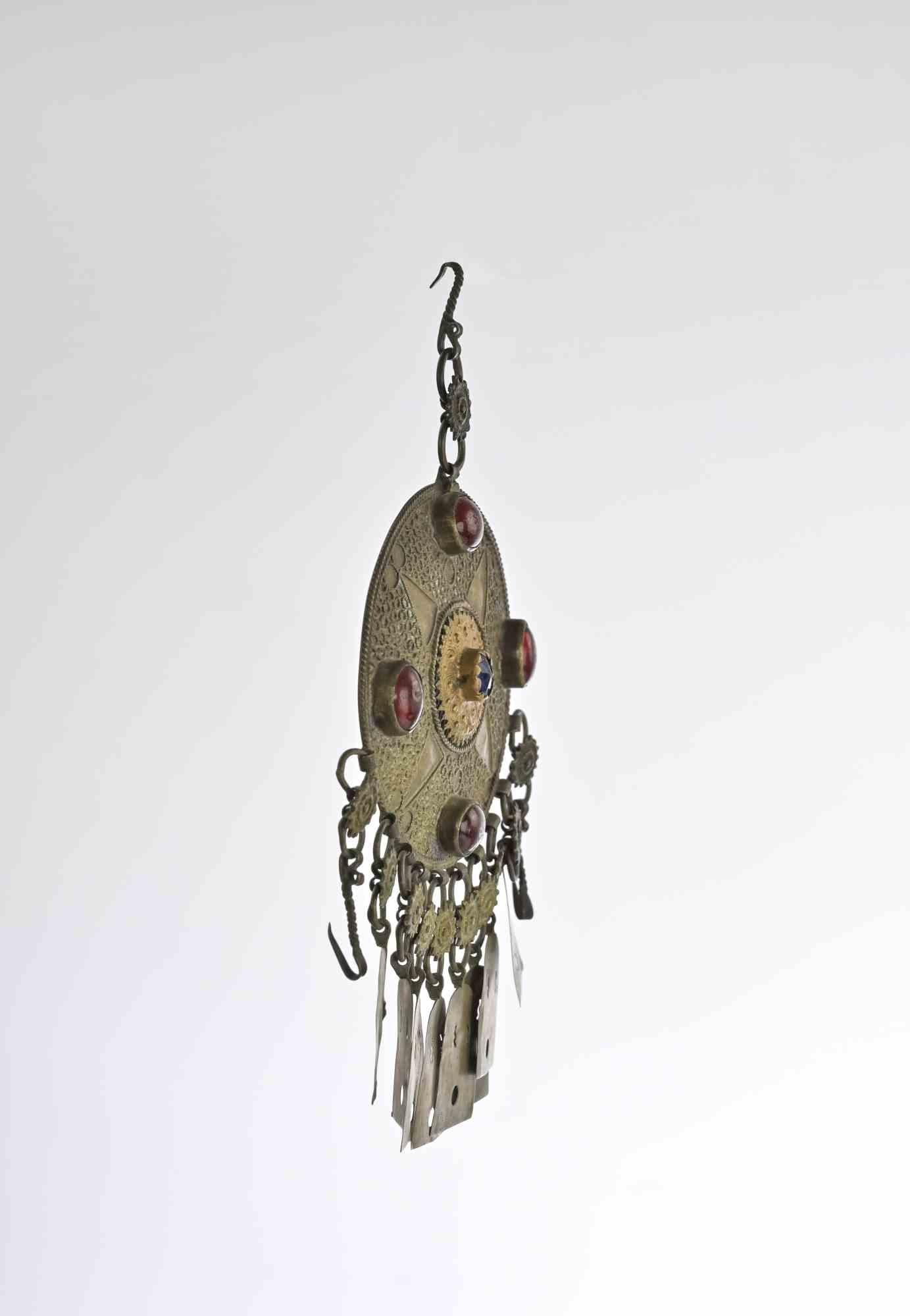 Turc Pendentif en métal ancien, 19e siècle en vente