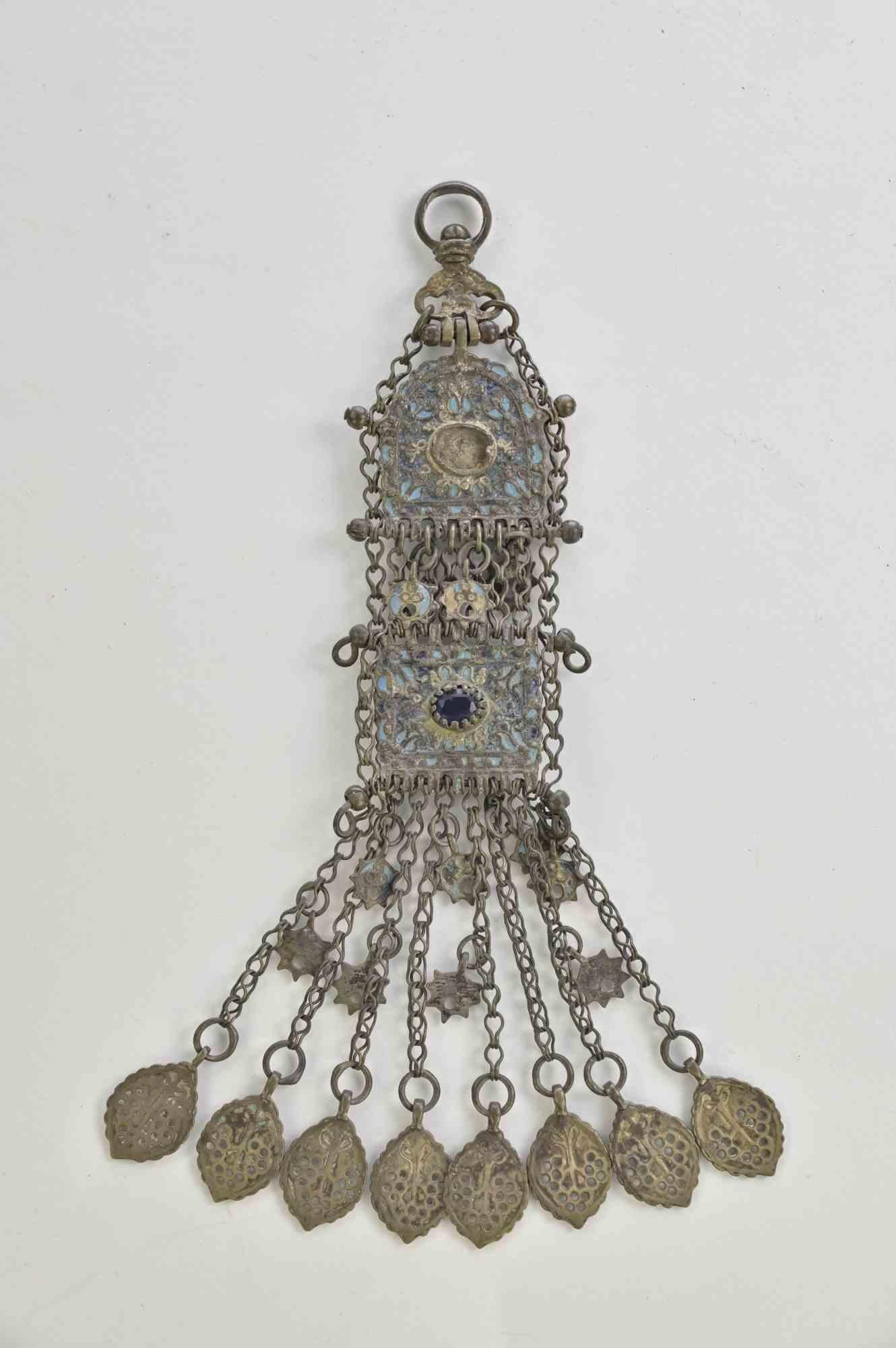Pendentif en métal ancien, 19e siècle Bon état - En vente à Roma, IT