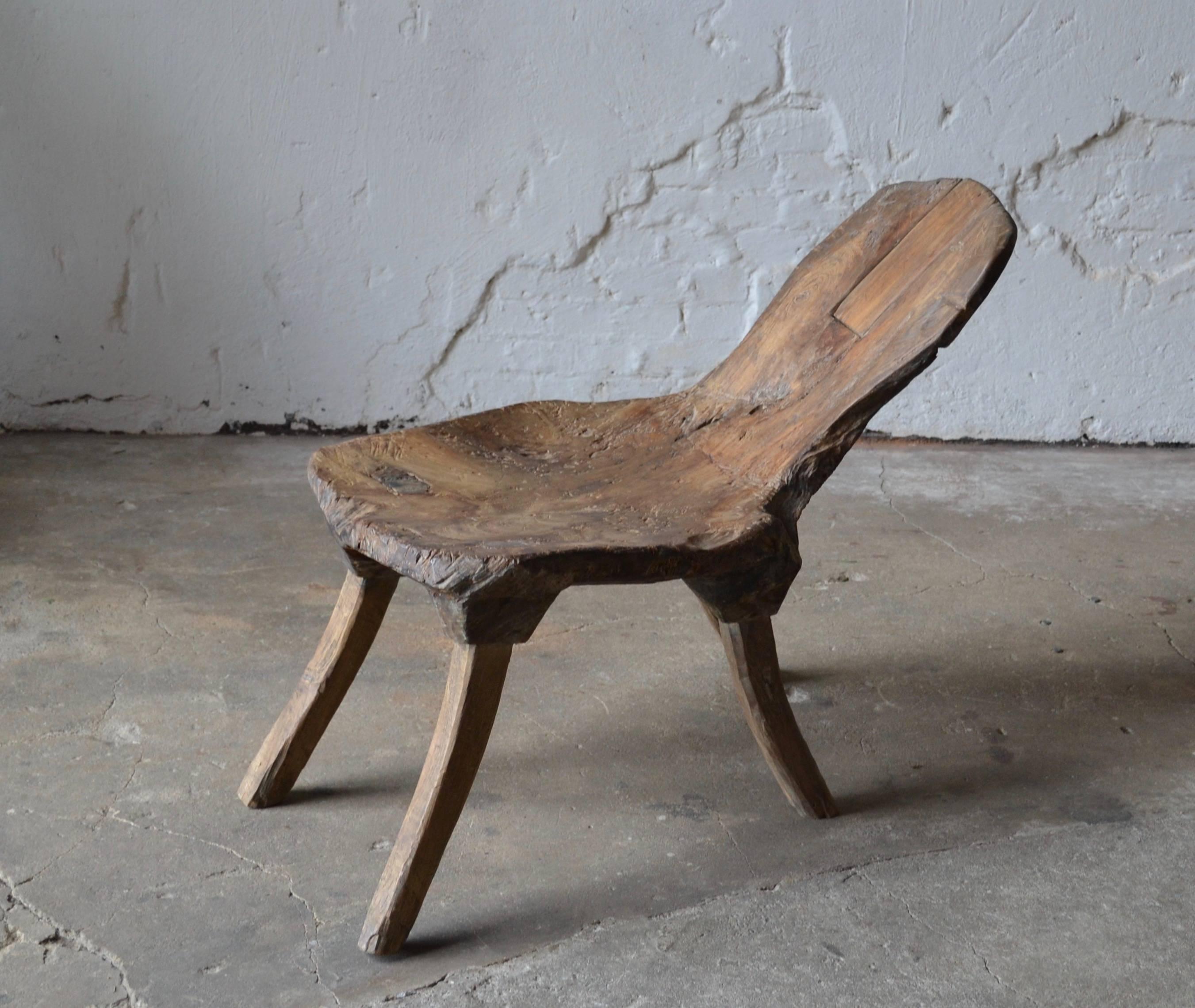 Wabi-Sabi- Meditationsstuhl aus der antiken Monastery (Sonstiges) im Angebot