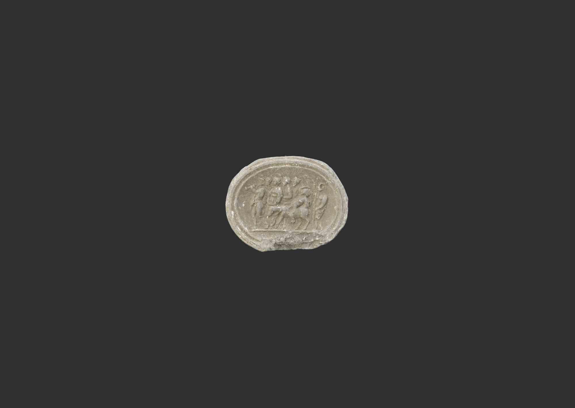 Ancienne intaille camée néoclassique en biscuit.

Italie, 19e siècle.

Bon état.