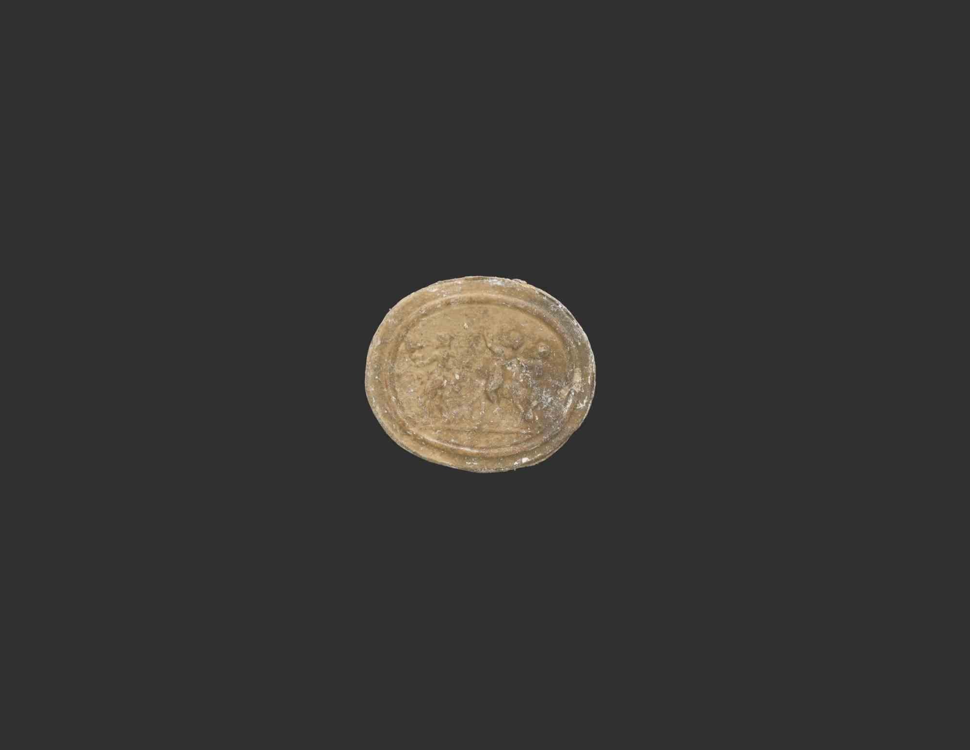 Ancienne intaille camée néoclassique en biscuit.

Italie, 19e siècle.

Bon état.