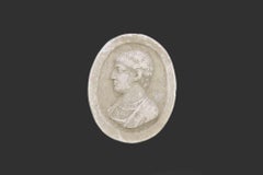 Camafeo calcográfico neoclásico antiguo, siglo XIX